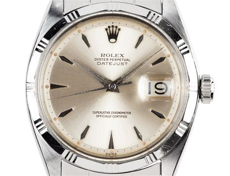 rolex datejust smooth bezel vintage|rolex engine turned bezel.